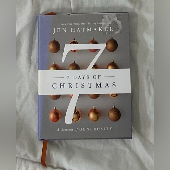 Other - '7 Days of Christmas' Hardcover Book by Jen Hatmaker